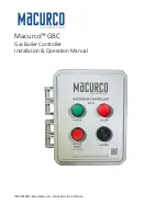 Macurco GBC-2-24 Installation & Operation Manual preview