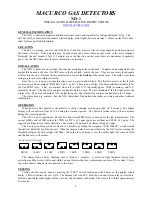 Preview for 1 page of Macurco ND-1 Installation & Operating Instructions