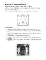 Preview for 1 page of Macurco WHK-1 Installation Instructions