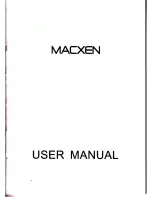 Macxen S1 User Manual preview