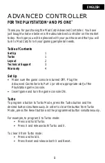 Mad Catz ADVANCED CONTROLLER User Manual preview