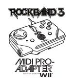 Предварительный просмотр 1 страницы Mad Catz ROCK BAND 3 MIDI PRO-ADAPTER 96071 User Manual