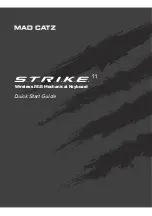 Preview for 1 page of Mad Catz S.T.R.I.K.E. 11 Quick Start Manual