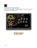 Предварительный просмотр 1 страницы Mad Catz street fighter V arcade fightstick tournament edition... Product Manual