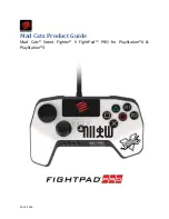 Mad Catz Street Fighter V FightPad PRO Product Manual preview