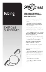 Mad Dogg Athletics SPIN Fitness Tubing Exercise Manual preview