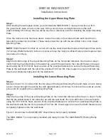 Preview for 3 page of MAD-RAMPS MAD-MOUNT Installation Instructions