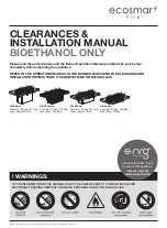 MAD EcoSmart Fire Installation Manual preview