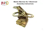 Preview for 1 page of MAD Marble Machine 1 Assembly Instructions Manual