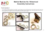 Preview for 16 page of MAD Marble Machine 1 Assembly Instructions Manual