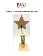 MAD Simple Crank Automata Assembly Instructions Manual preview