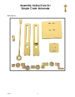 Preview for 3 page of MAD Simple Crank Automata Assembly Instructions Manual