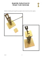 Preview for 9 page of MAD Simple Crank Automata Assembly Instructions Manual