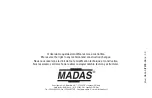 Preview for 24 page of Madas CE-51CM4100 Manual