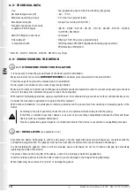 Preview for 2 page of Madas DH65-150 Technical Manual