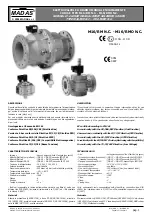 Madas M16/RM N.C. DN 65 EEX Manual предпросмотр