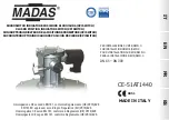 Madas Madas IT262.00 Manual preview