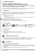 Предварительный просмотр 3 страницы Madas RG/2MC Manual