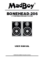 Preview for 1 page of MadBoy BONEHEAD-206 User Manual