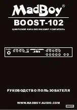 Предварительный просмотр 27 страницы MadBoy BOOST-102 Owner'S Manual