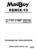 Preview for 23 page of MadBoy REMIX-10 Owner'S Manual