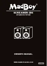 Предварительный просмотр 1 страницы MadBoy SCREAMER-206 Owner'S Manual