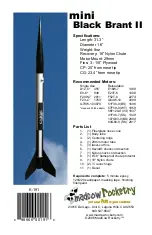 Madcow Rocketry mini Black Brant II Assembly preview