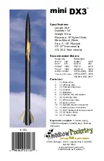 Madcow Rocketry mini DX3 Assembly preview