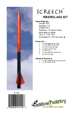 Preview for 1 page of Madcow Rocketry SCREECH FIBERGLASS KIT Quick Start Manual