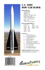 Madcow Rocketry U.S. ARMY MIM-23B Hawk Manual preview