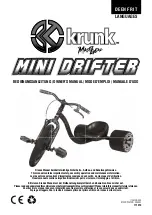 MADD GEAR Krunk Mini Drifter Owner'S Manual preview