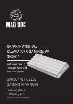 Maddog GK850 Series Operating Manual preview