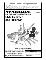 Предварительный просмотр 1 страницы Maddox MB16-1 Owner'S Manual & Safety Instructions