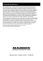 Preview for 8 page of Maddox MH-1B Owner'S Manual & Safety Instructions