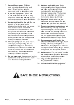 Preview for 3 page of Maddox MI1-1 Owner'S Manual & Safety Instructions