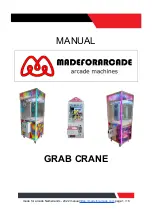 Preview for 1 page of MADEFORARCADE GRAB CRANE Manual