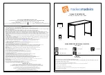 Предварительный просмотр 1 страницы Madeira ESPRESSO MOVEIS 90 Assembly Instructions