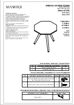 Preview for 1 page of Madeira MANFROI OCTA Assembly Instructions