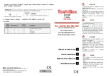 Предварительный просмотр 2 страницы Madel ZONING ToshiBox Installation Manual