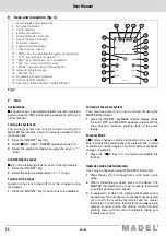 Preview for 14 page of Madel ZONING ZOE User Manual