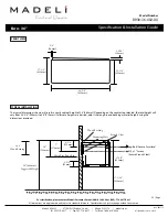 Предварительный просмотр 3 страницы Madeli B930-36-002 series Specication & Installation Manual