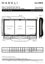 Предварительный просмотр 13 страницы Madeli Illusion MC-IL2030-RM-04-L00-XX Specifications, Installation And User’S Manual