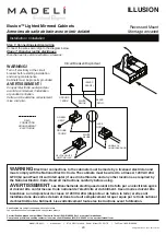 Предварительный просмотр 23 страницы Madeli Illusion MC-IL2030-RM-04-L00-XX Specifications, Installation And User’S Manual