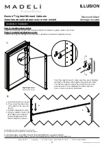 Предварительный просмотр 27 страницы Madeli Illusion MC-IL2030-RM-04-L00-XX Specifications, Installation And User’S Manual