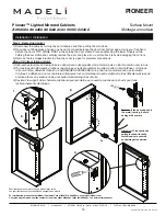 Предварительный просмотр 18 страницы Madeli Pioneer MC-PI3030-SM-04-R00 Series Specifications, Installation And User’S Manual