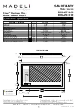 Preview for 16 page of Madeli SANCTUARY Slique IM-SA2036-00 Specifications, Installation And User’S Manual