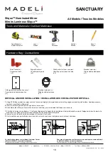 Preview for 18 page of Madeli SANCTUARY Slique IM-SA2036-00 Specifications, Installation And User’S Manual