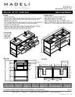 Предварительный просмотр 4 страницы Madeli SILHOUETTE B810-24-001 Series Product Specifications And Installation Manual