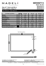 Preview for 14 page of Madeli Slique II Installation And User Manual