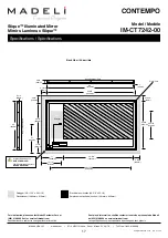 Preview for 17 page of Madeli Slique IM-CT2042-00 Specifications, Installation And User’S Manual